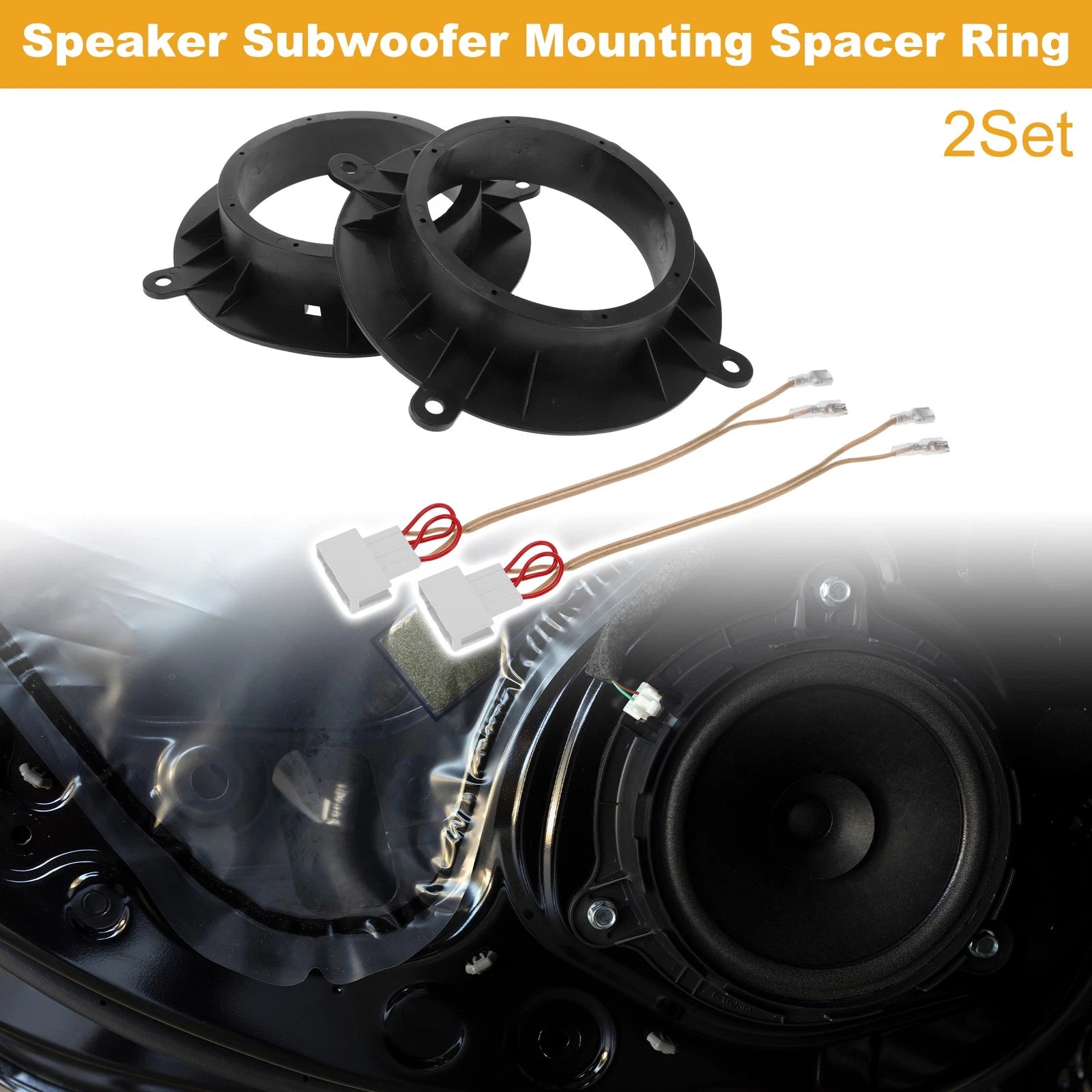 Tweeter Speaker Spacer Adapter Set for Mazda Atenza 2 (2003–2008)