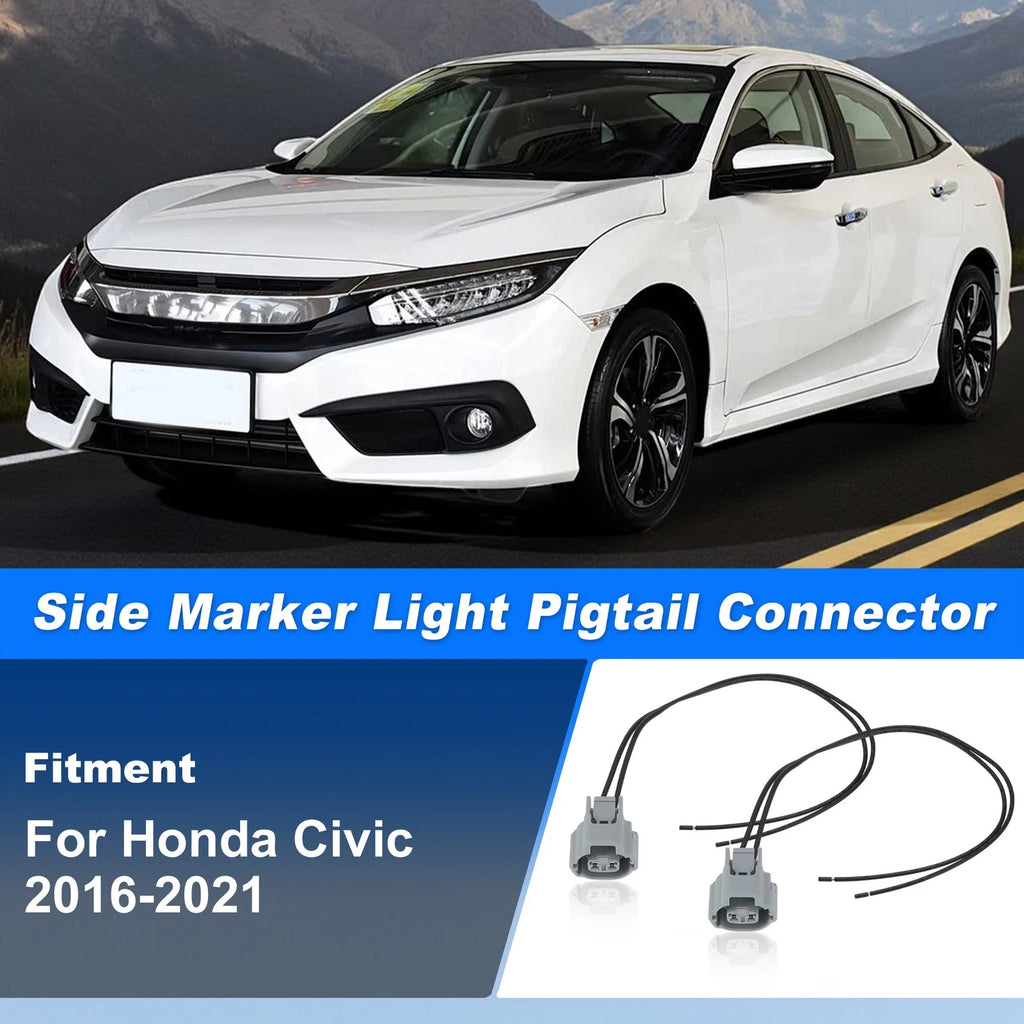 Side Marker Light Connector Pigtail for Honda Civic (2016–2021)