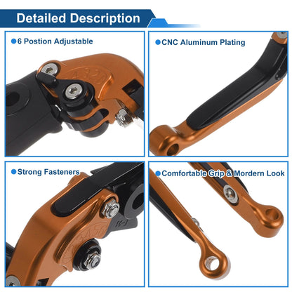 Adjustable Brake Clutch Lever for Kawasaki Vulcan S 650 (2015–2023)