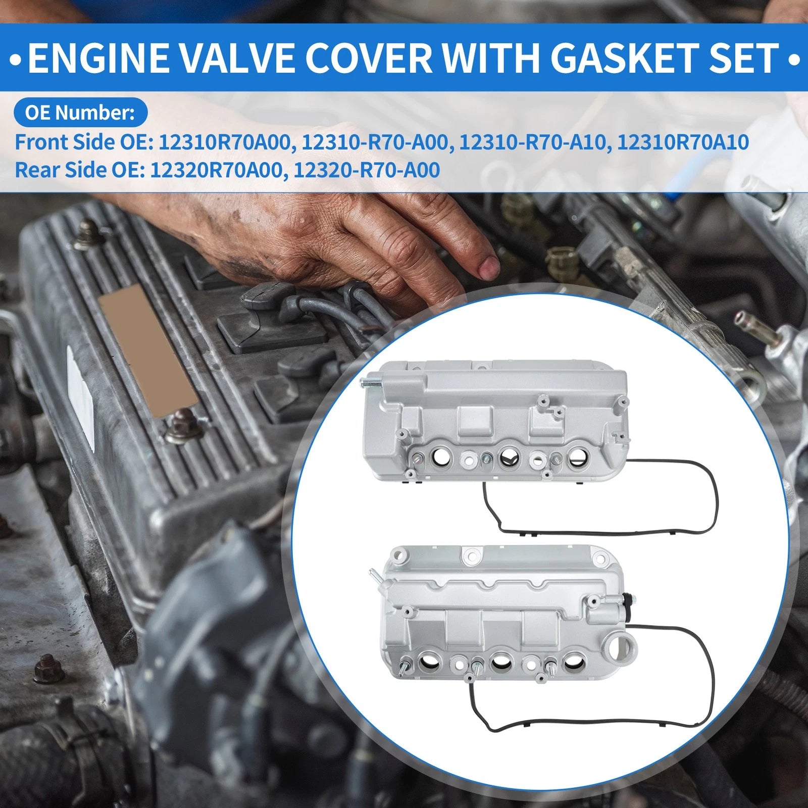 Engine Valve Cover Replacement for Honda Accord 3.5L V6 (2008–2012)