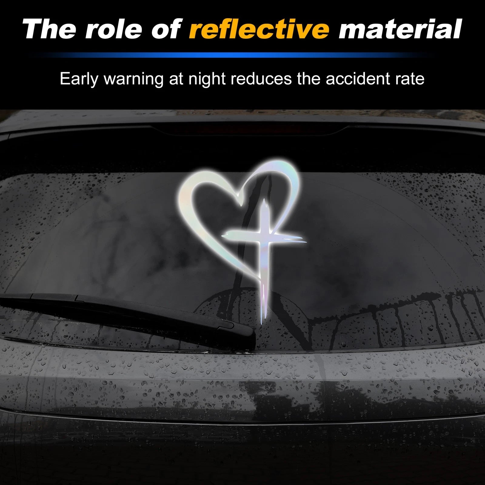 Reflective Bumper Decal for