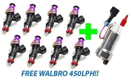 Set of 8 Injector Dynamics ID1050x Fuel Injectors for Mustang Cobra (2003–2004)