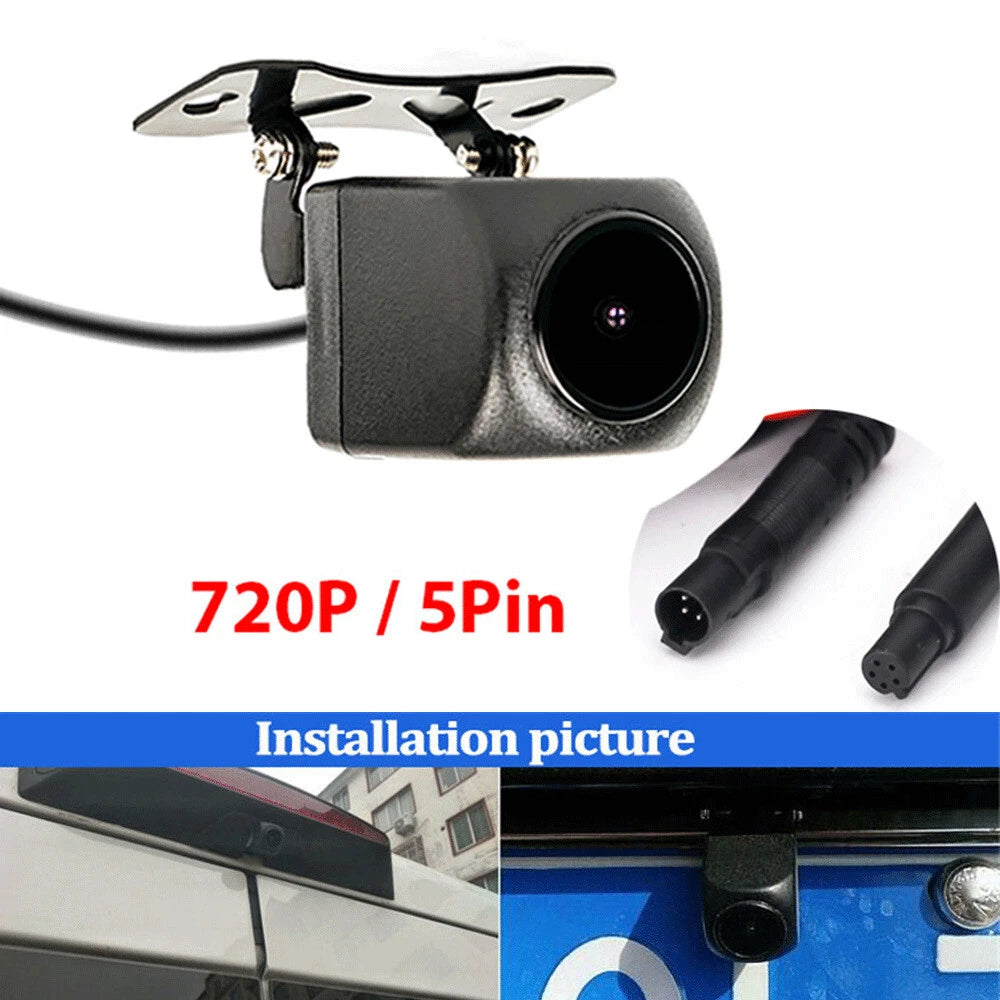 5Pin Plug Car Rear View Camera Waterproof For Auto DVR Driving Recorder Dash Cam
