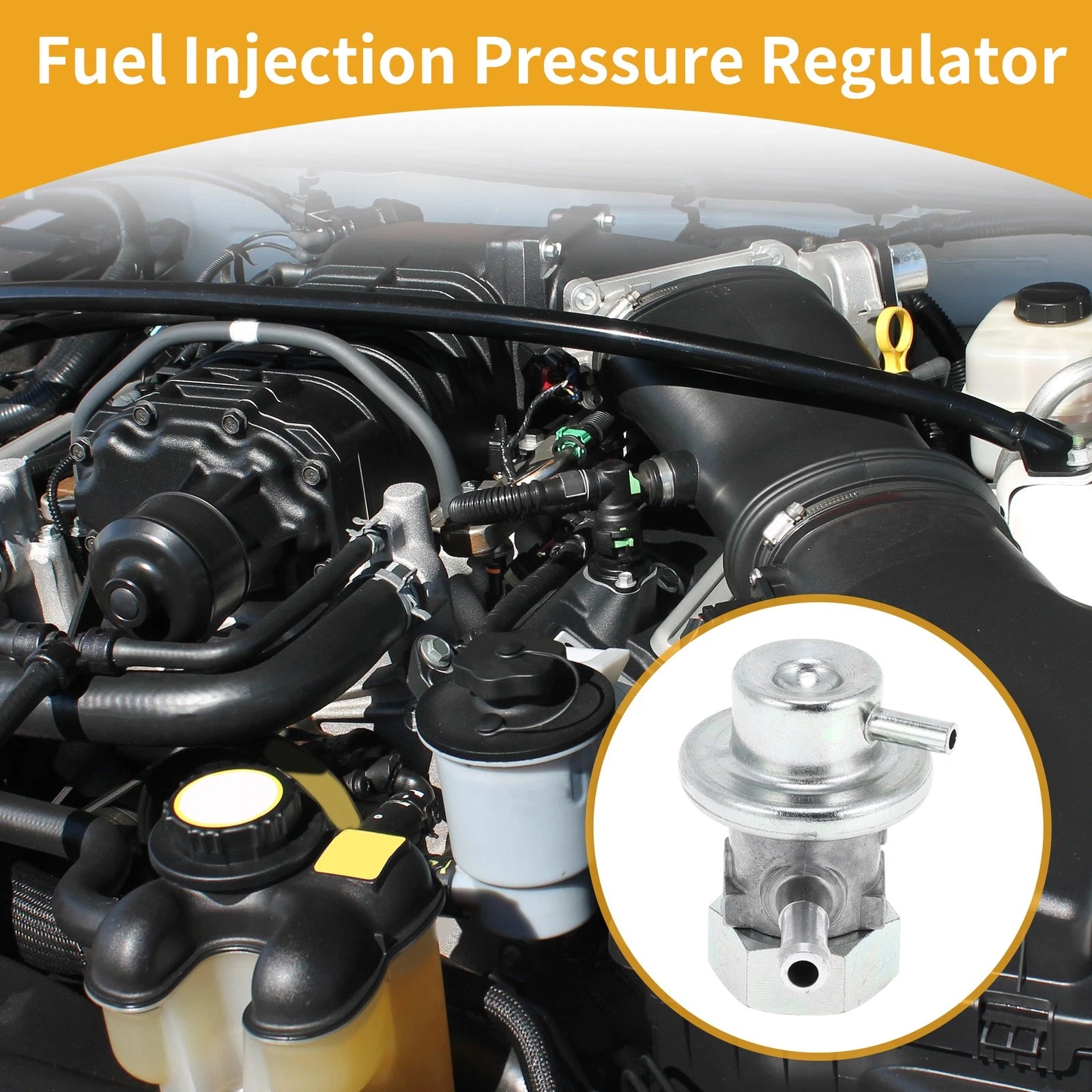 Fuel Pressure Regulator for Honda Civic (1997–2003) Metal Replacement 1 Pc