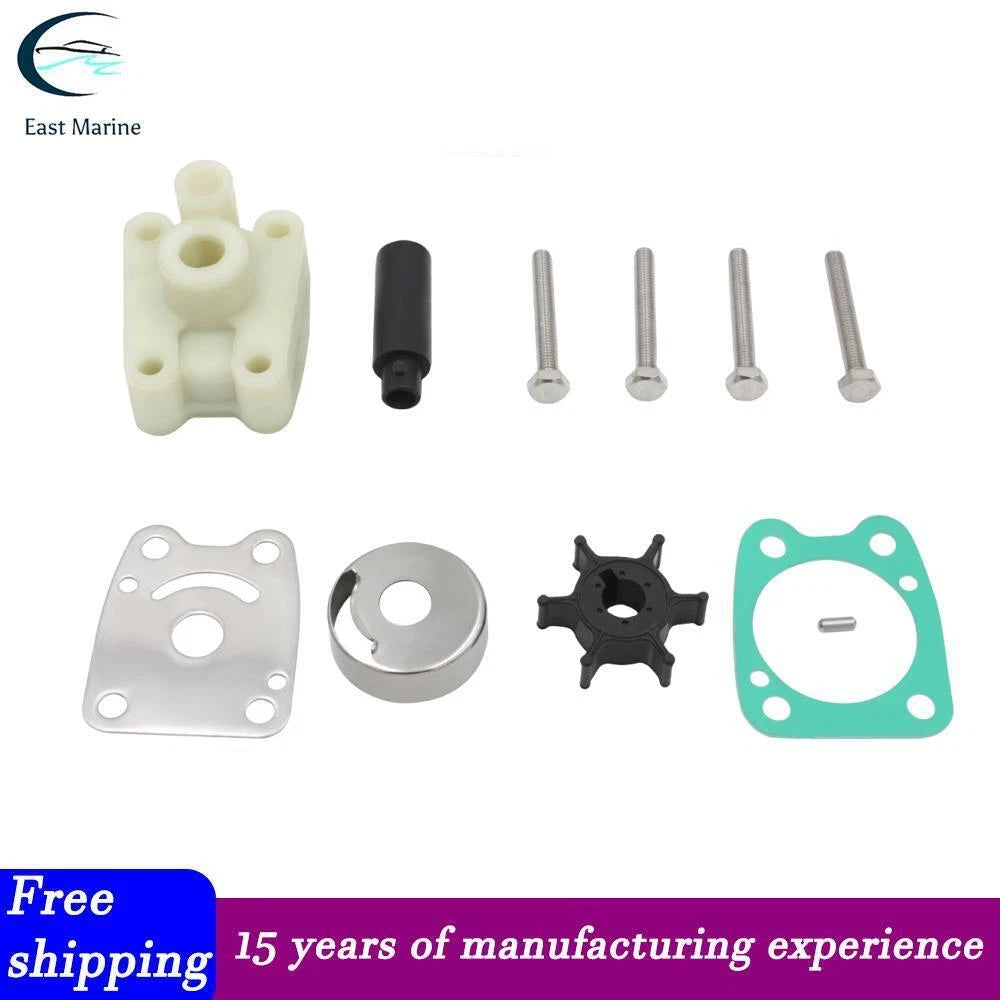 Water Pump Kit for Yamaha Mariner 4HP 5HP (6E0-W0078-A2-00, 96325T)