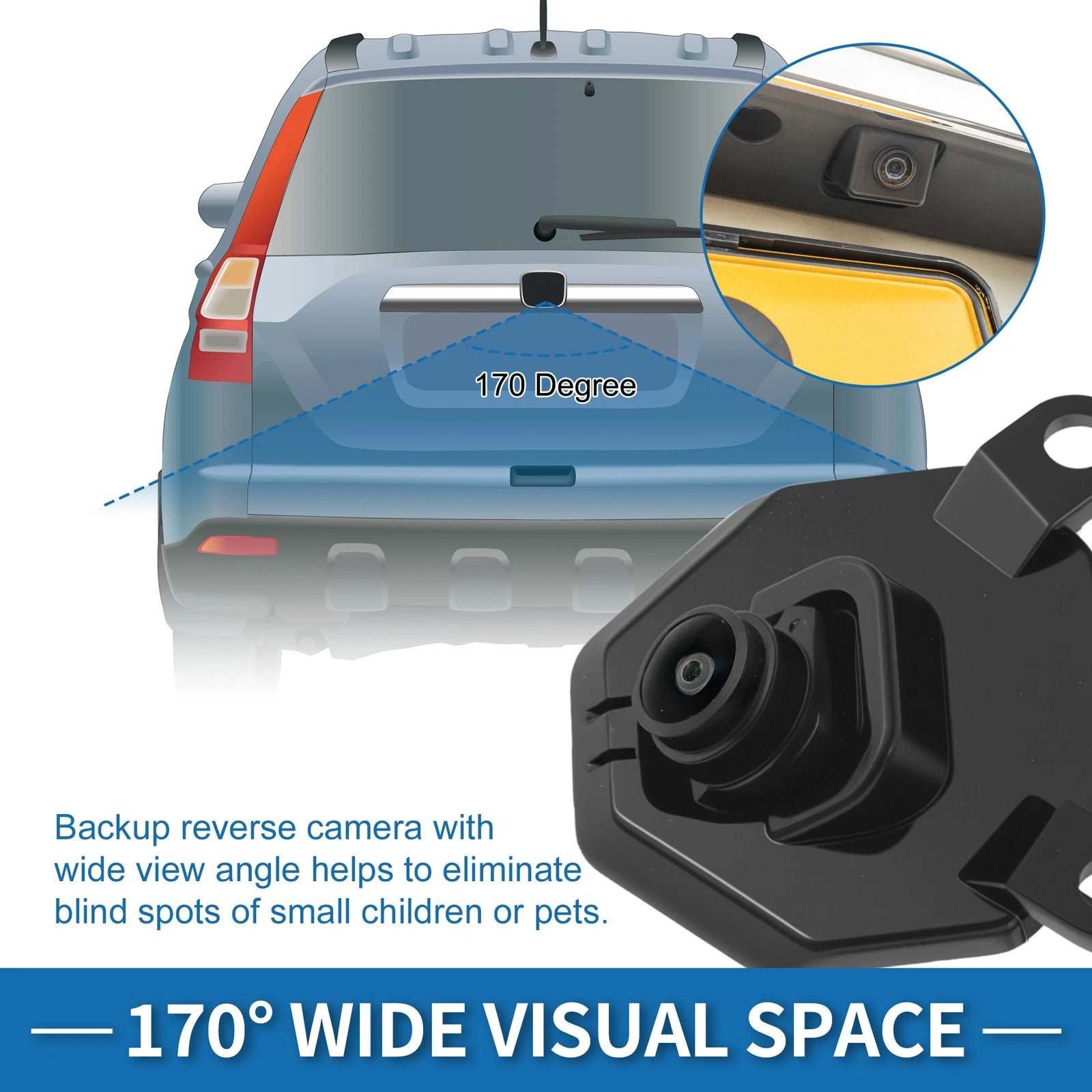 Rear View Backup Camera OEM Replacement for Hyundai Elantra GT (2018–2020)