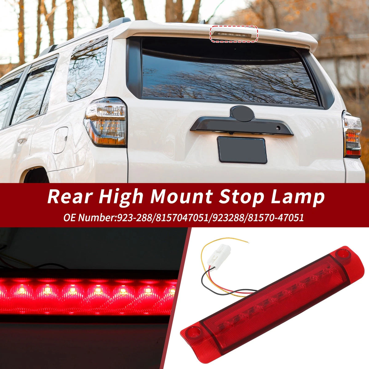 LED Third Brake Light for Toyota 4Runner Highlander (8157047051)