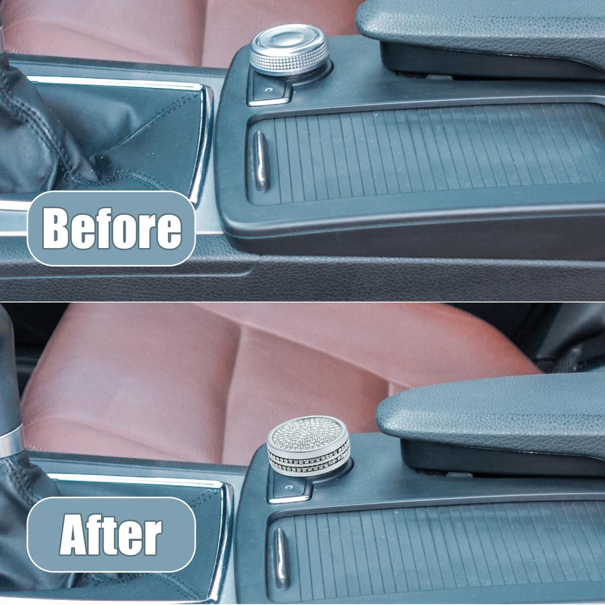 Multimedia Knob Cover Accessories for Mercedes-Benz C250 GLK300 GL400 (2010–2018)