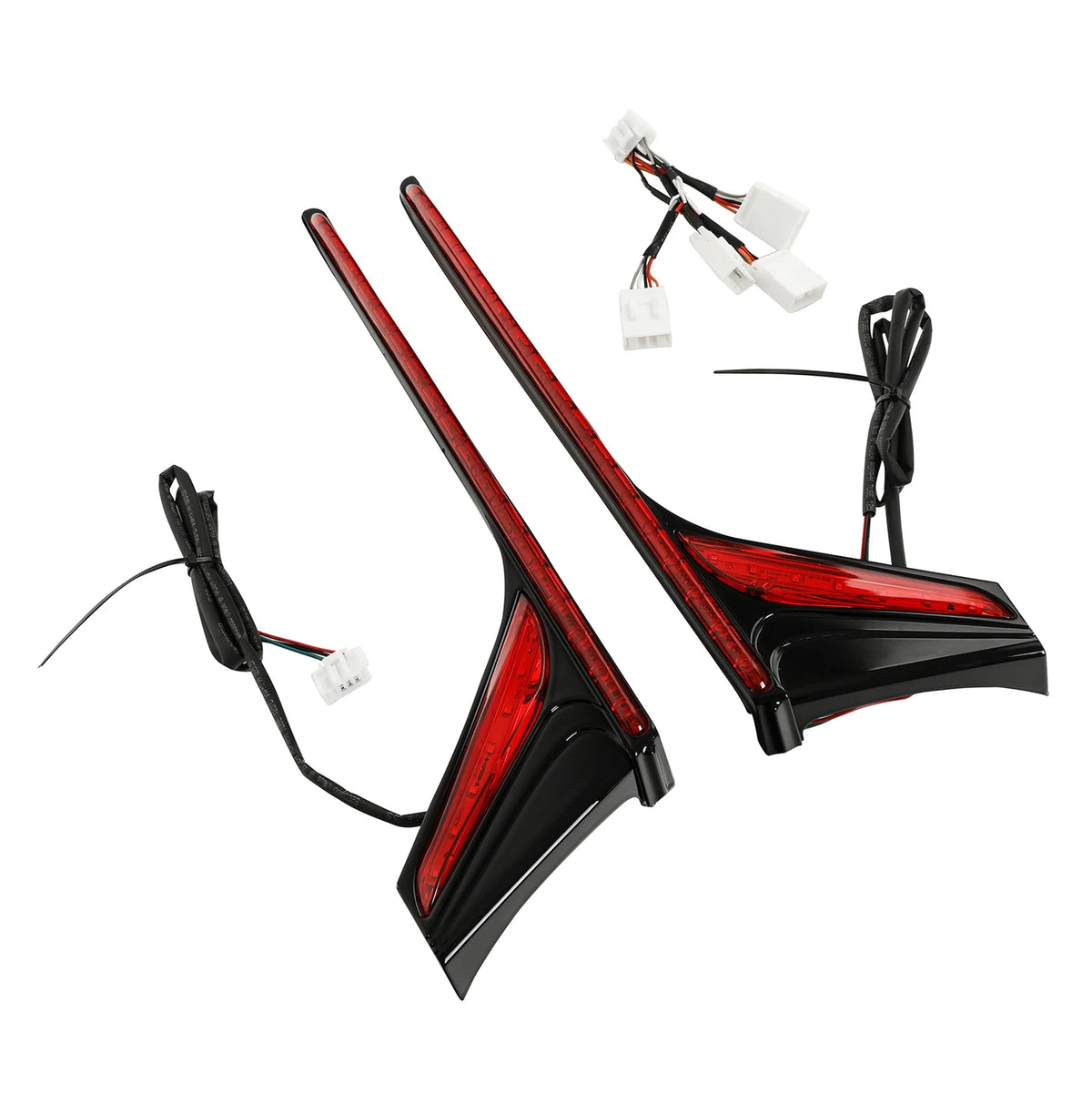 Rear LED Vertical Light Strips Red Lens for Honda Goldwing 1800 (2012–2017)