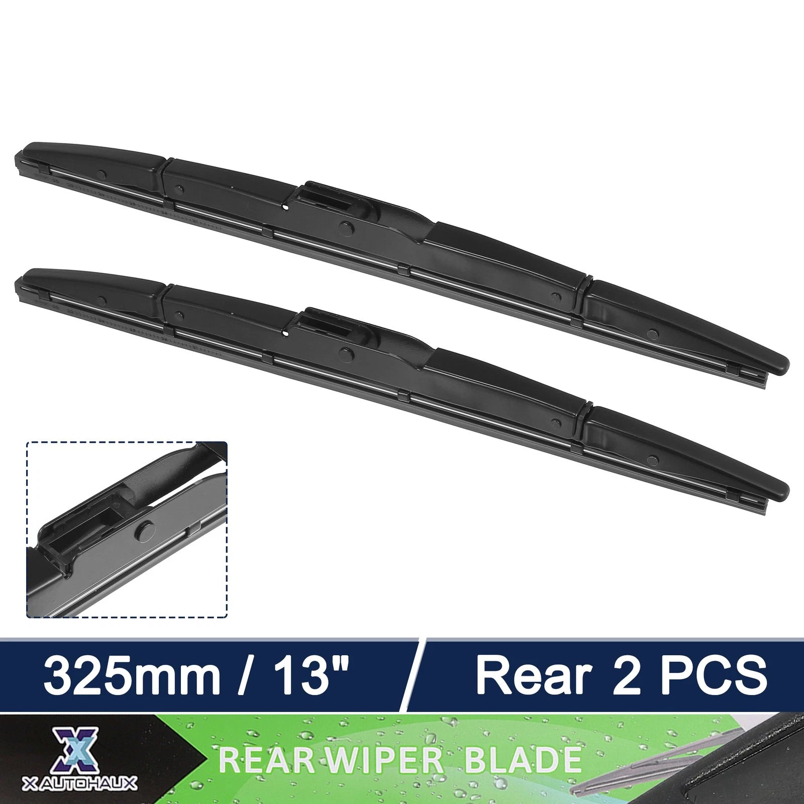 2pc Rear Windshield Wiper Blade Replacement for Honda CR-V (2012–2016)