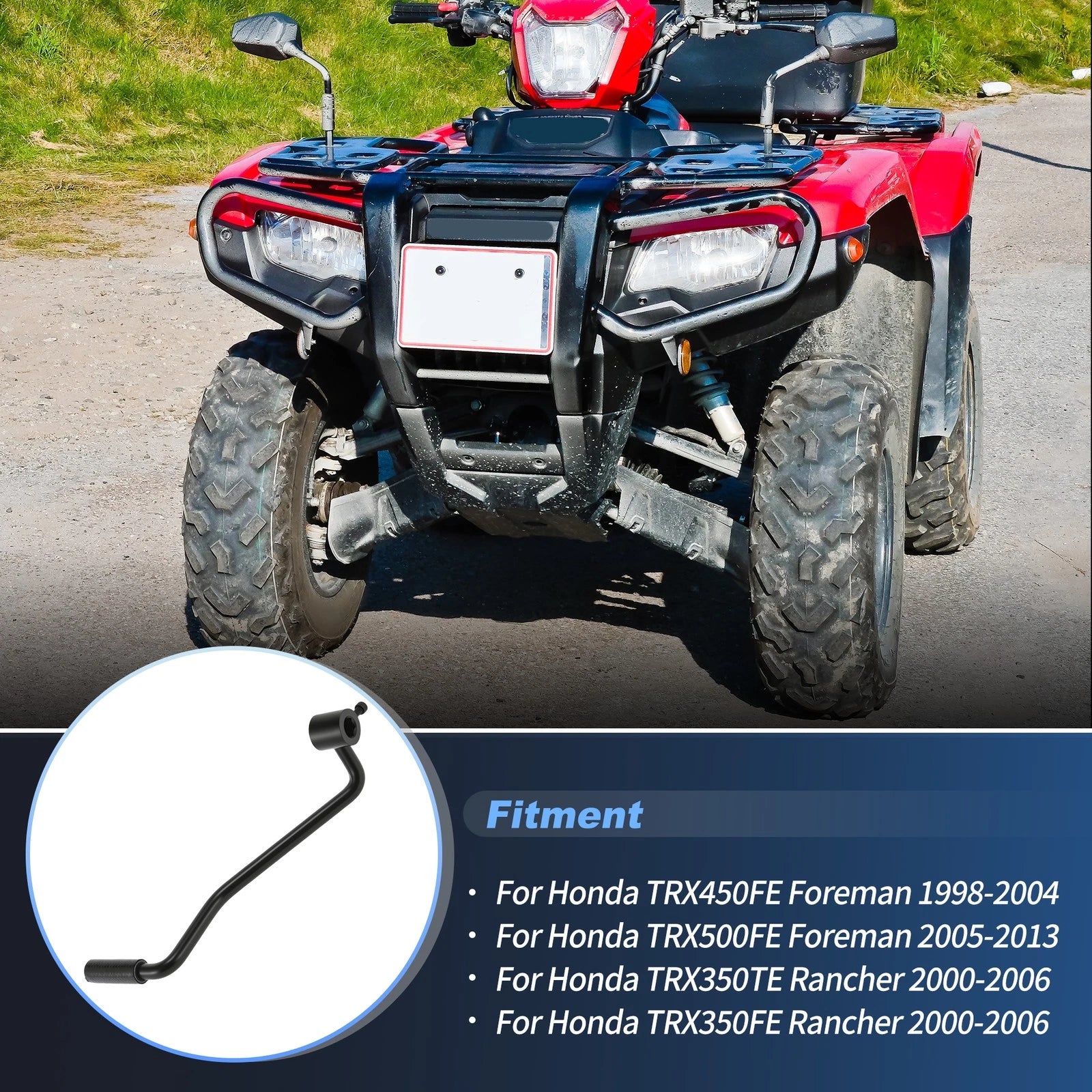 ATV Gear Shift Conversion for Honda Rancher Foreman 350 450 500 ES (2000–2006)