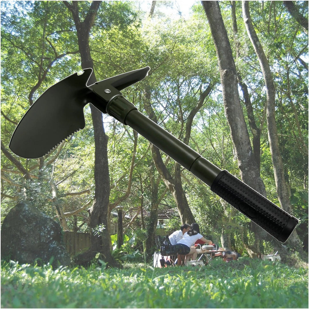 Folding Shovel for Military Use (Emergency, Green)