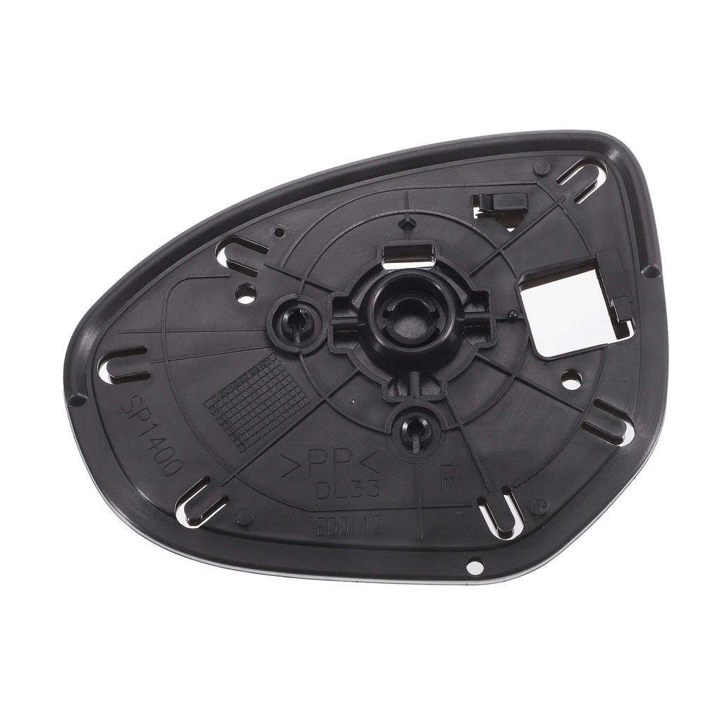 Right Side Mirror Glass with Backing Plate for Mazda 2 3 (2010–2014)