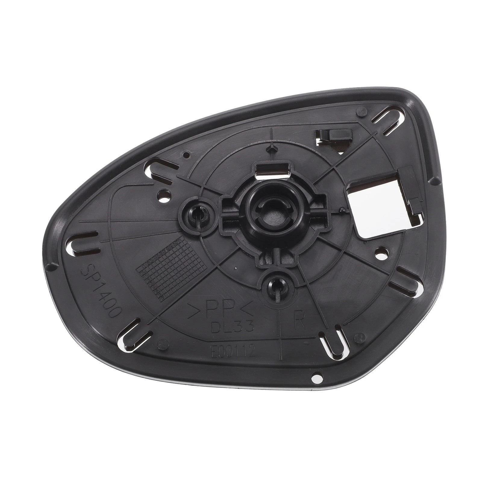 Right Side Mirror Glass with Backing Plate for Mazda 2 3 (2010–2014)