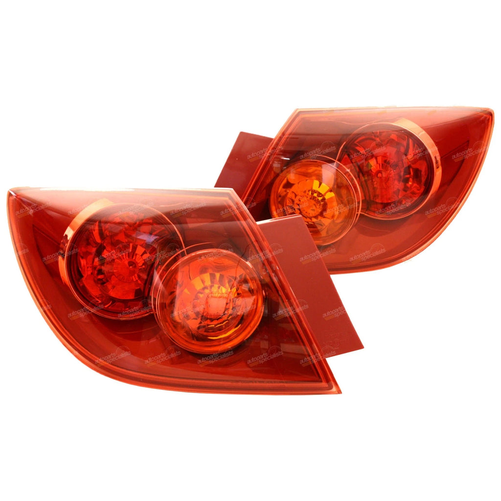 LH+RH Taillights Pair for Mazda 3 BK (2004–2006) L+R Set