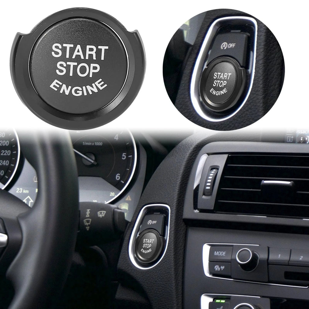 Start Stop Button Cover Cap with Ring Kit for BMW 1 2 3 4 X1 X2 (2010–2021)