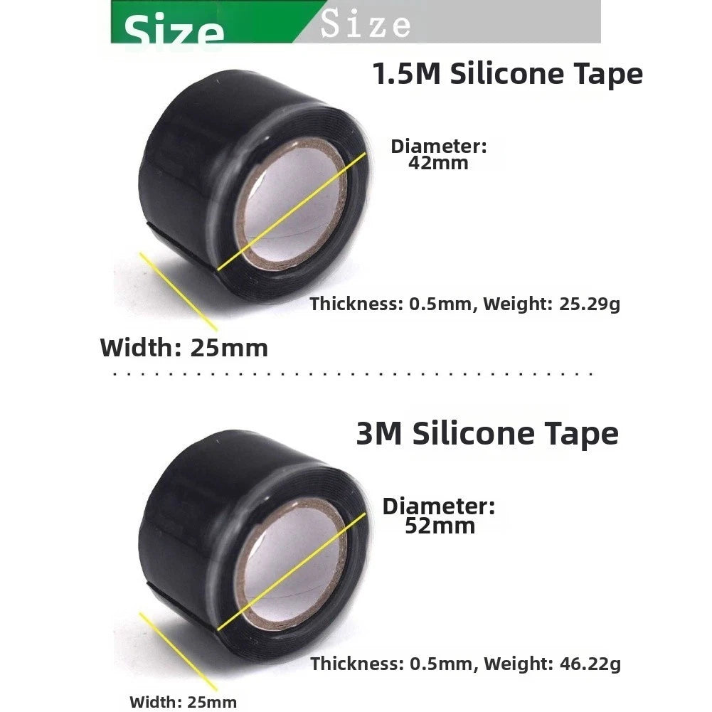 Silicone Tape for Electrical Repair (Self Fusing, Waterproof)