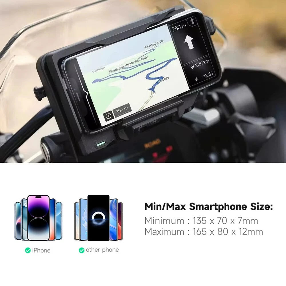 For BMW R1250GS R1200GS R1300GS Wireless Charger Mobile Navigation Bracket Stand