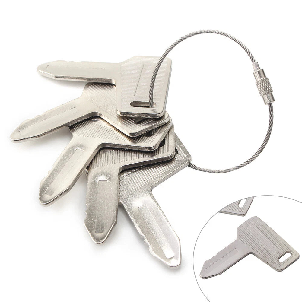 5PCS Ignition Keys w/Ring for Yanmar