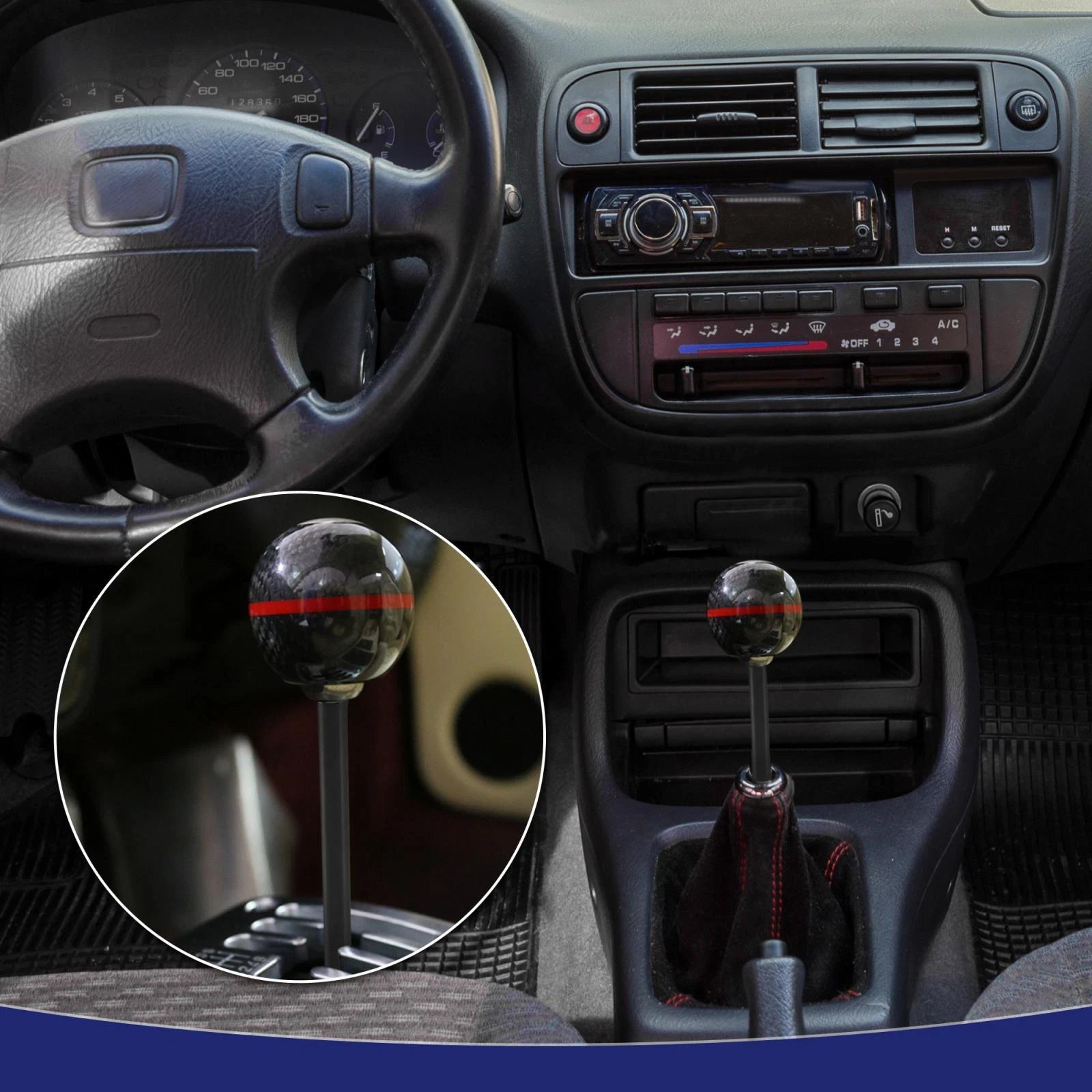 Gear Shift Knob Extender Lever 2 Inch for Subaru WRX (2013–2019)