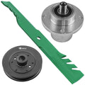 Deck Spindle w Pulley Blade Replacement for Bad Boy MZ Magnum 54 (2015–2024)