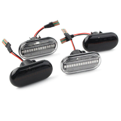 2X Dynamic LED Side Marker Indicator Light for Renault Clio Twingo Dacia Duster (2010–2023)