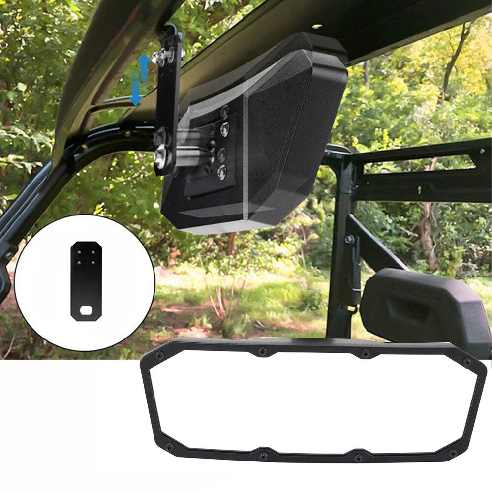 Wide Angle Rearview Mirror for UTV Vehicle Boat (Fits )