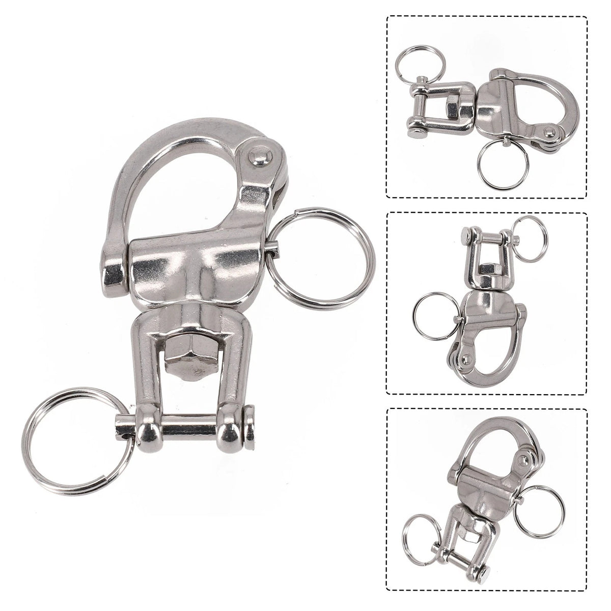 316 Stainless Steel Spinnaker Snap Shackle for Sailboat