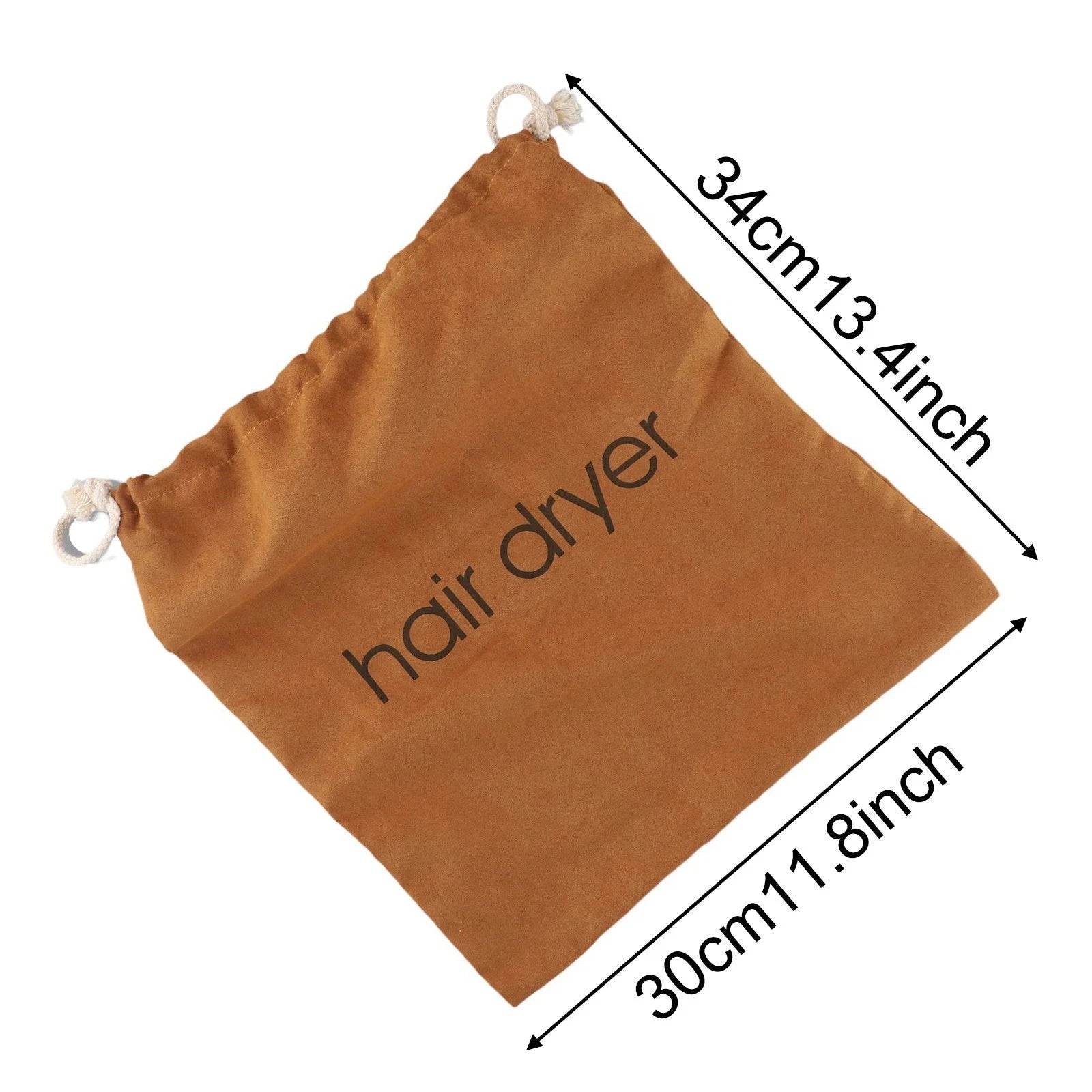 2X Hair Tool Storage Bags with Drawstring Closure for Travel