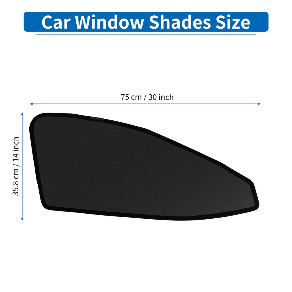 Car Window Cover for Mazda Demio (2014–2020) Black Net