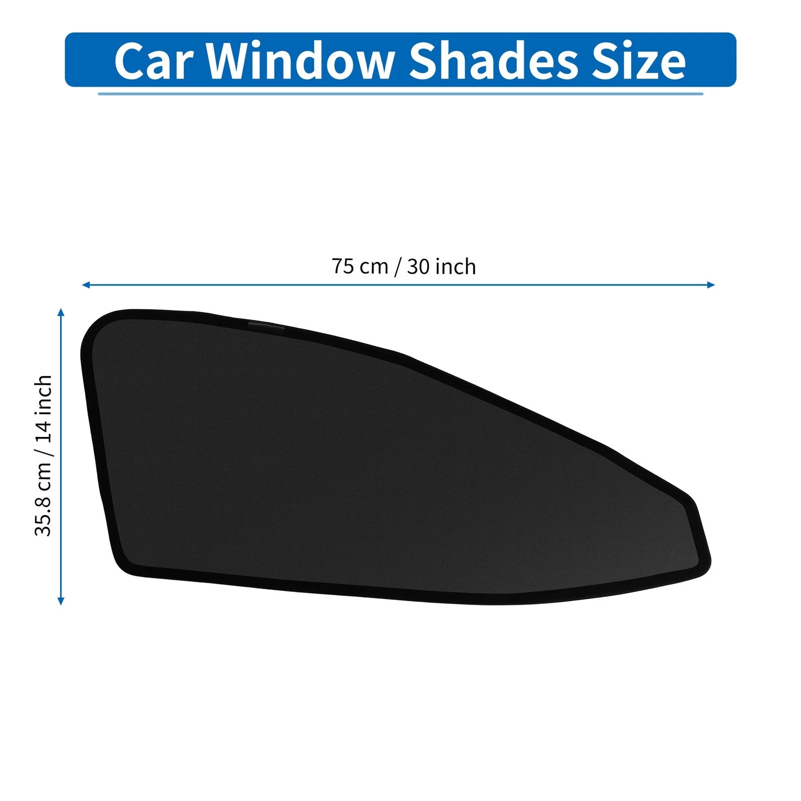 Car Window Cover for Mazda Demio (2014–2020) Black Net