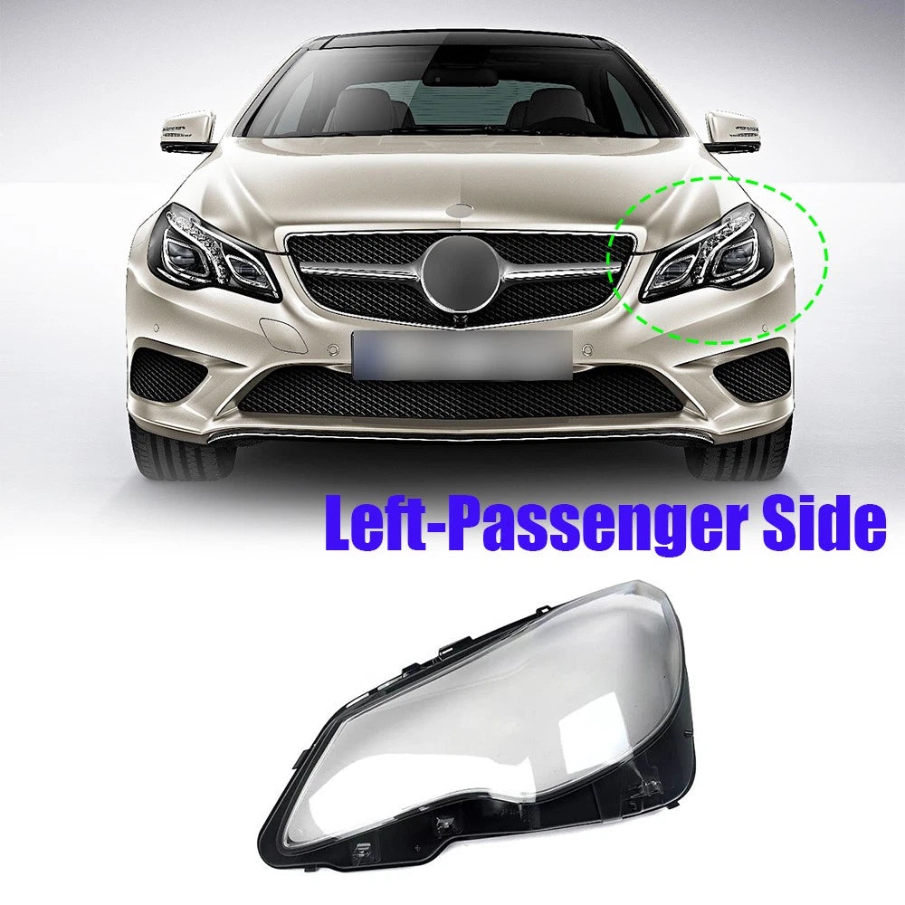 Left Headlight Lens for Mercedes Benz E-Class W207 C207 (2014–2016)