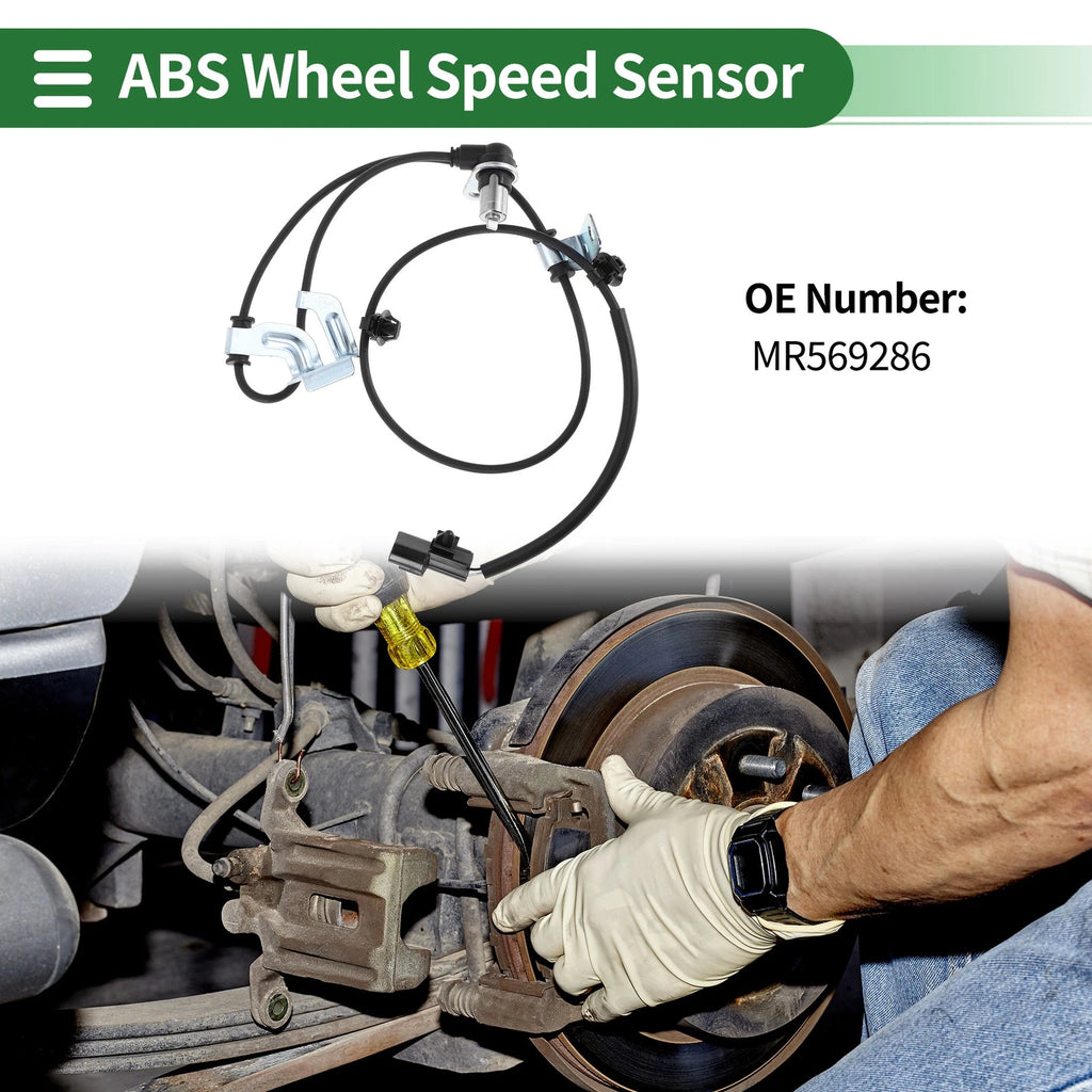 ABS Wheel Speed Sensor Front Left Replacement for Mitsubishi Galant (2004–2012)
