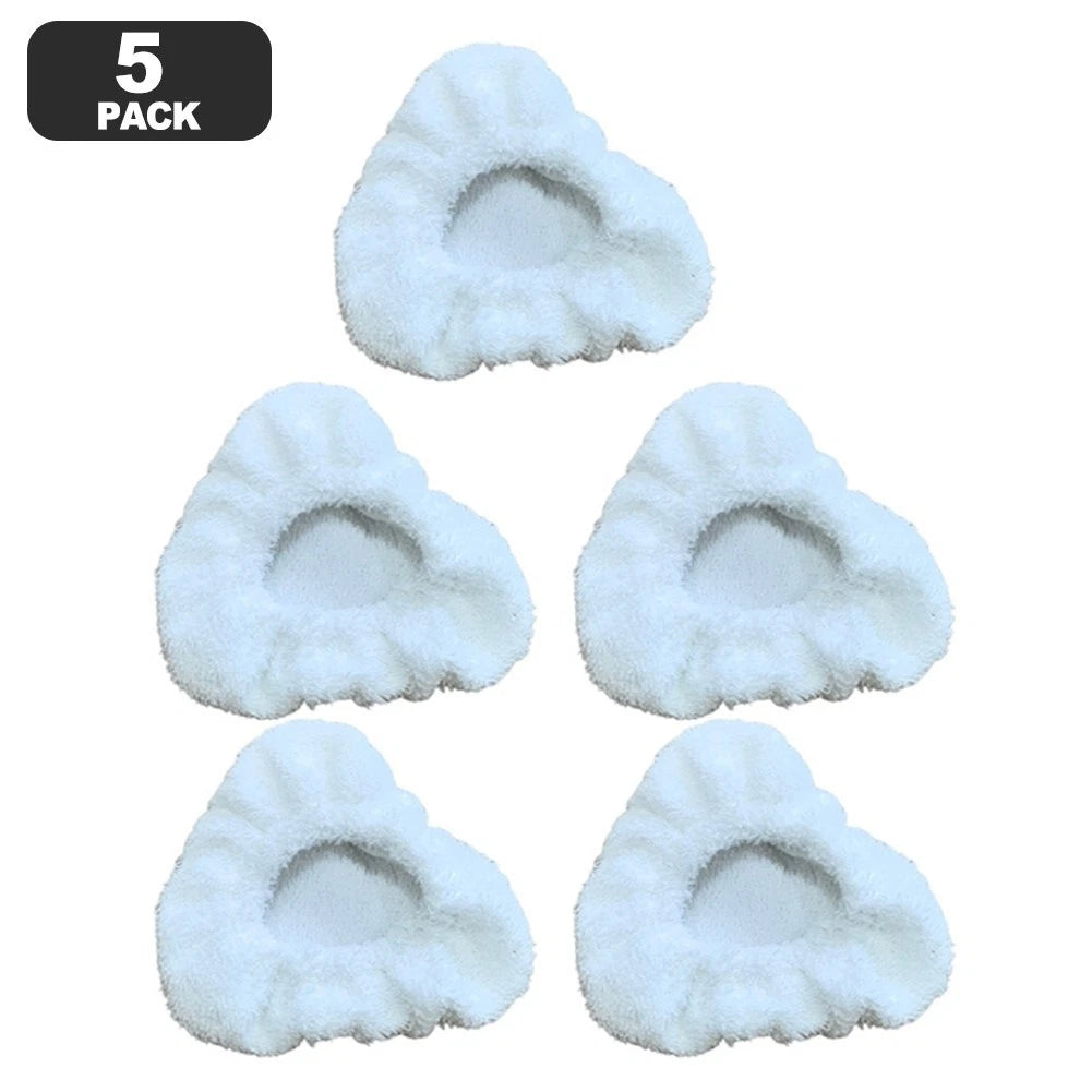 Set of 5 Microfiber Bonnets for Dupray Steam Cleaner