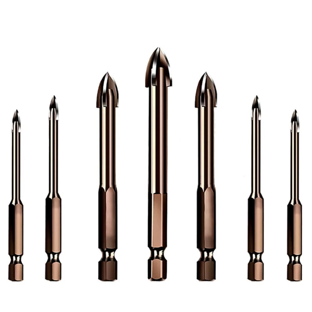 7-Piece Glass Drill Bit Set for DIY Renovations