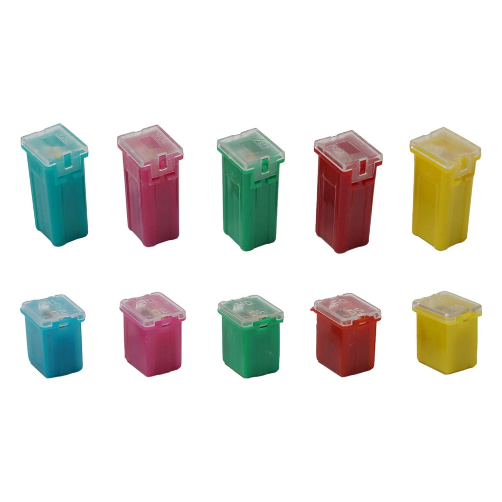 10 Pack Assorted 20A 60A Fuse Set for Car Auto Van Square Panels