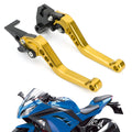 Brake Clutch Levers for Kawasaki Ninja 250 300 (2013–2018) Gold T9