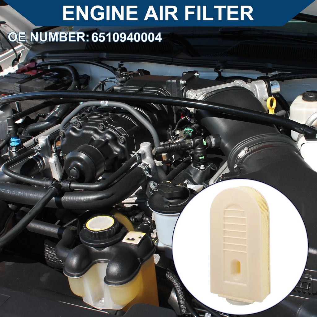 Engine Air Filter Replacement for Mercedes-Benz C204 C180 2.2L (2007–2015)
