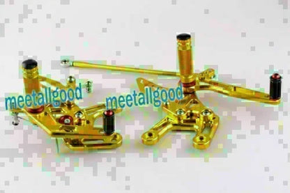 Gold Rearset Set for Kawasaki Ninja ZX10R (2011–2015)