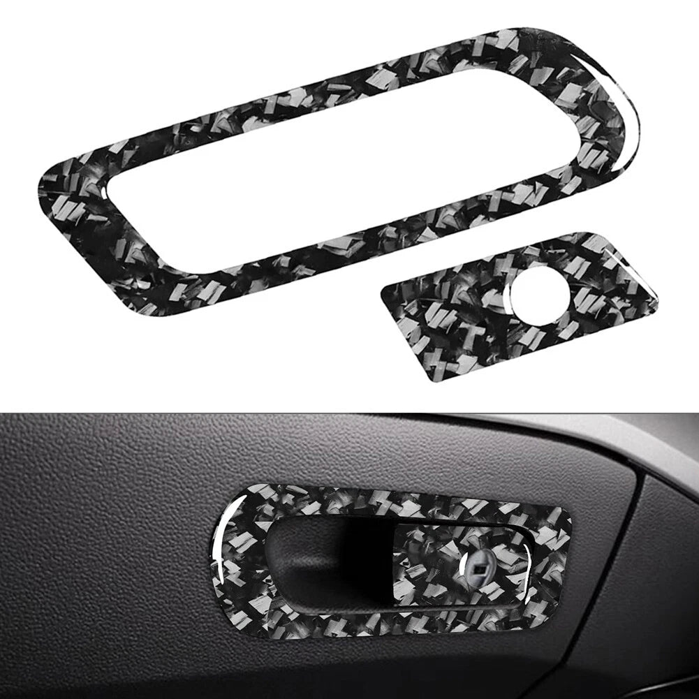 2X Glove Box Switch Handle Panel Cover Trim for Audi A4 B9 A5 S4 S5 RS4 (2016–2023)