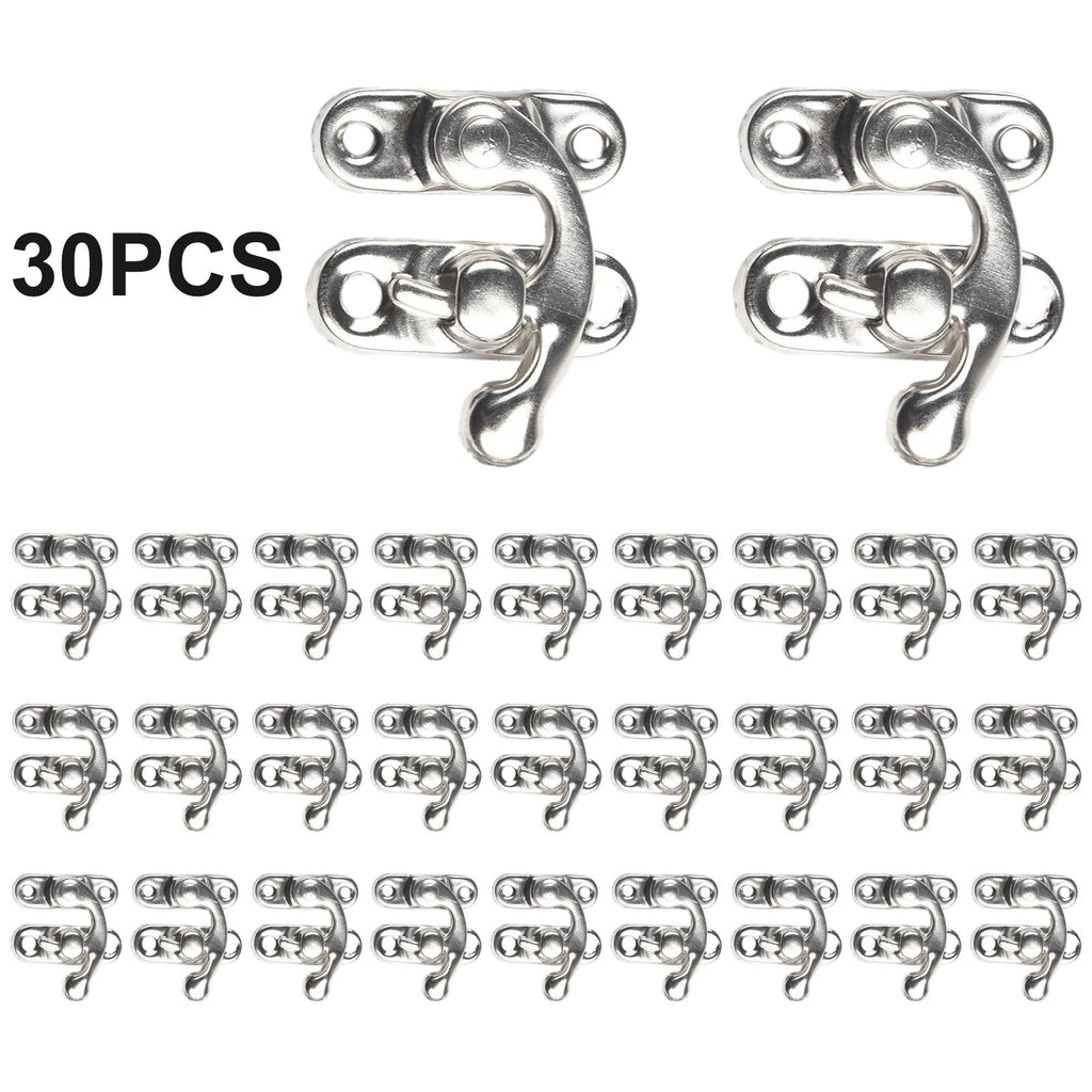 Lock Buckle Replacement for (3mm Hole, Curved, Gold/Bronze/Silver)