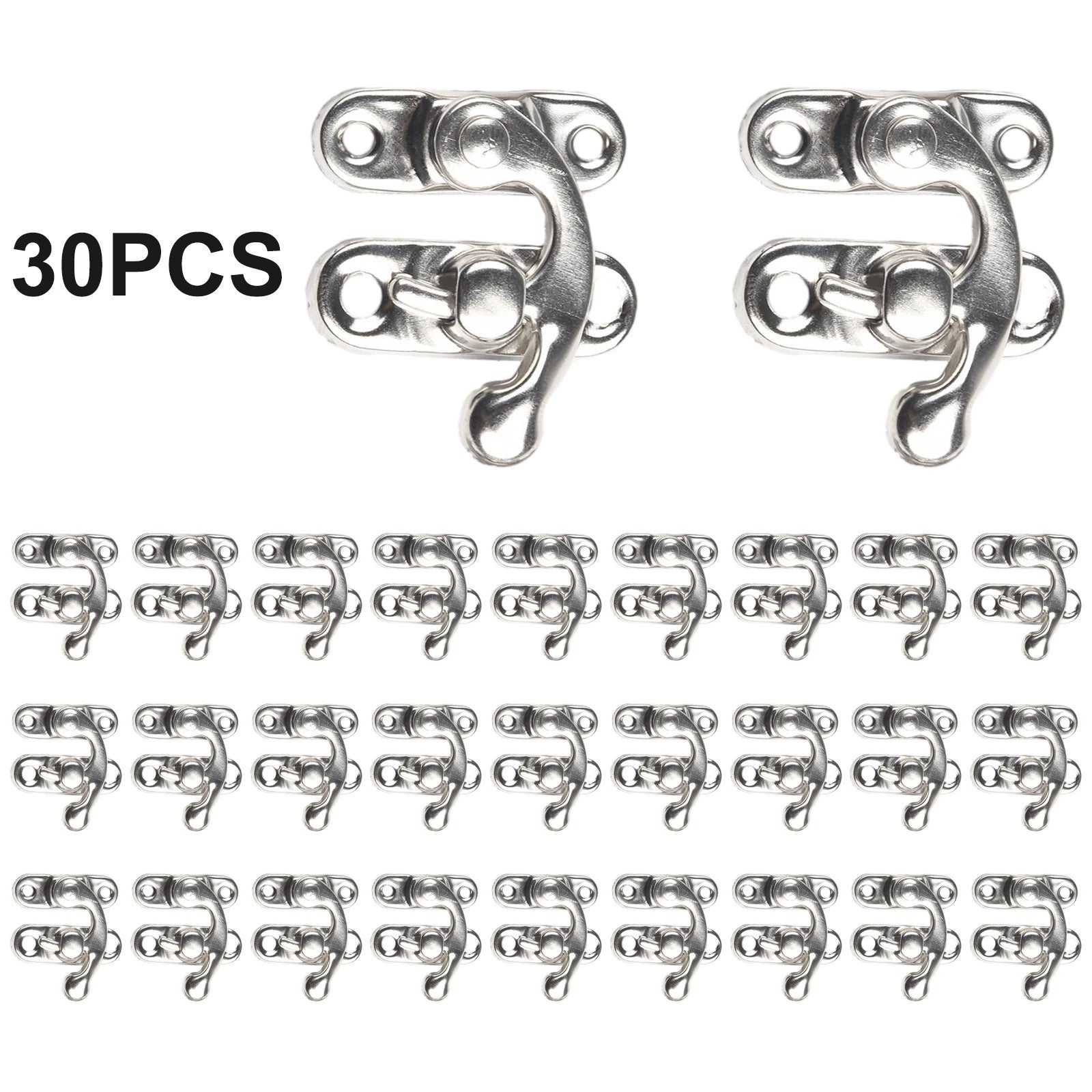 Lock Buckle Replacement for (3mm Hole, Curved, Gold/Bronze/Silver)
