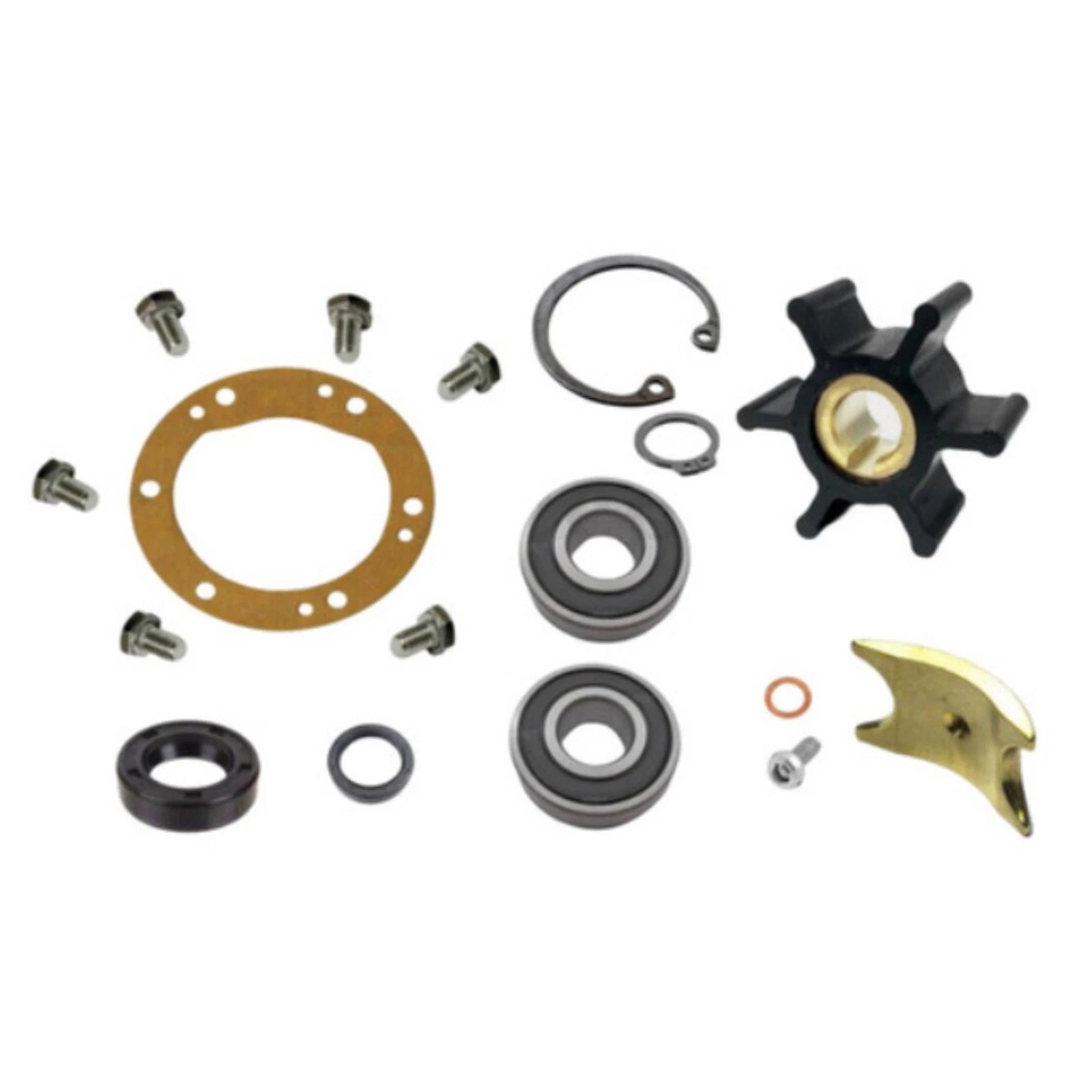 Sea Water Pump Repair Kit for Yanmar Marine 3GM, 3GMF, 3GM30F (70mm OD)