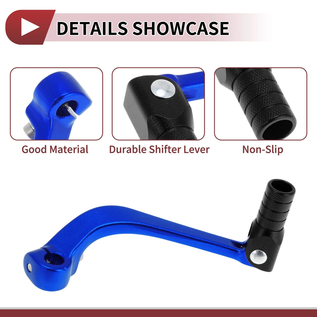 Folding Gear Shifter Lever for Honda CRF110F 2013–2018 Blue