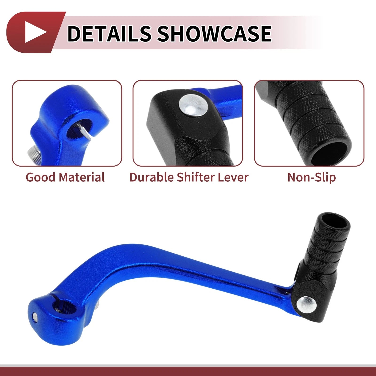 Folding Gear Shifter Lever for Honda CRF110F 2013–2018 Blue