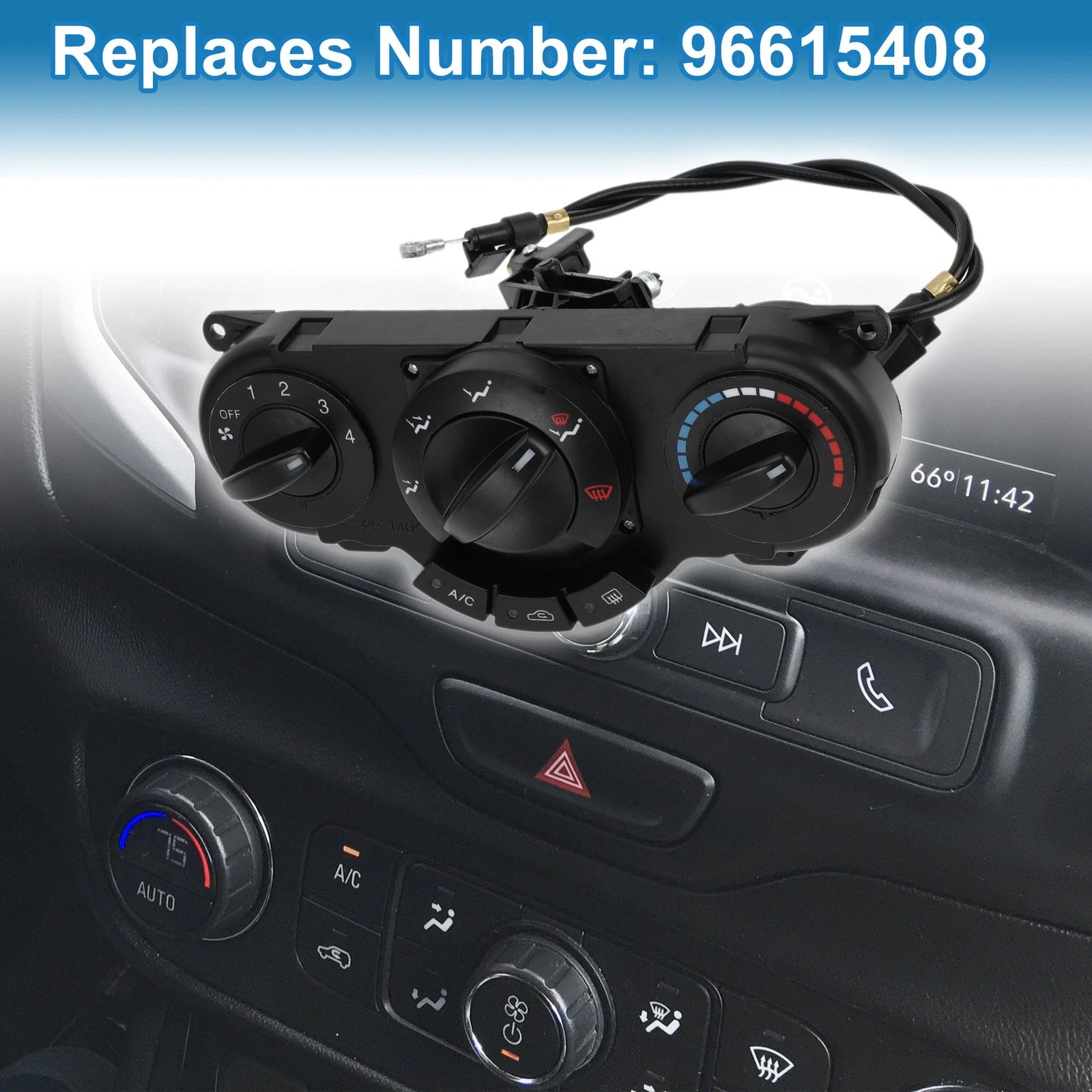 HVAC A/C Heater Climate Control Panel Replacement for Chevrolet Optra (2004–2010)