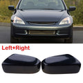 Gloss Black Mirror Cover for 1 Pair ABS Plastic