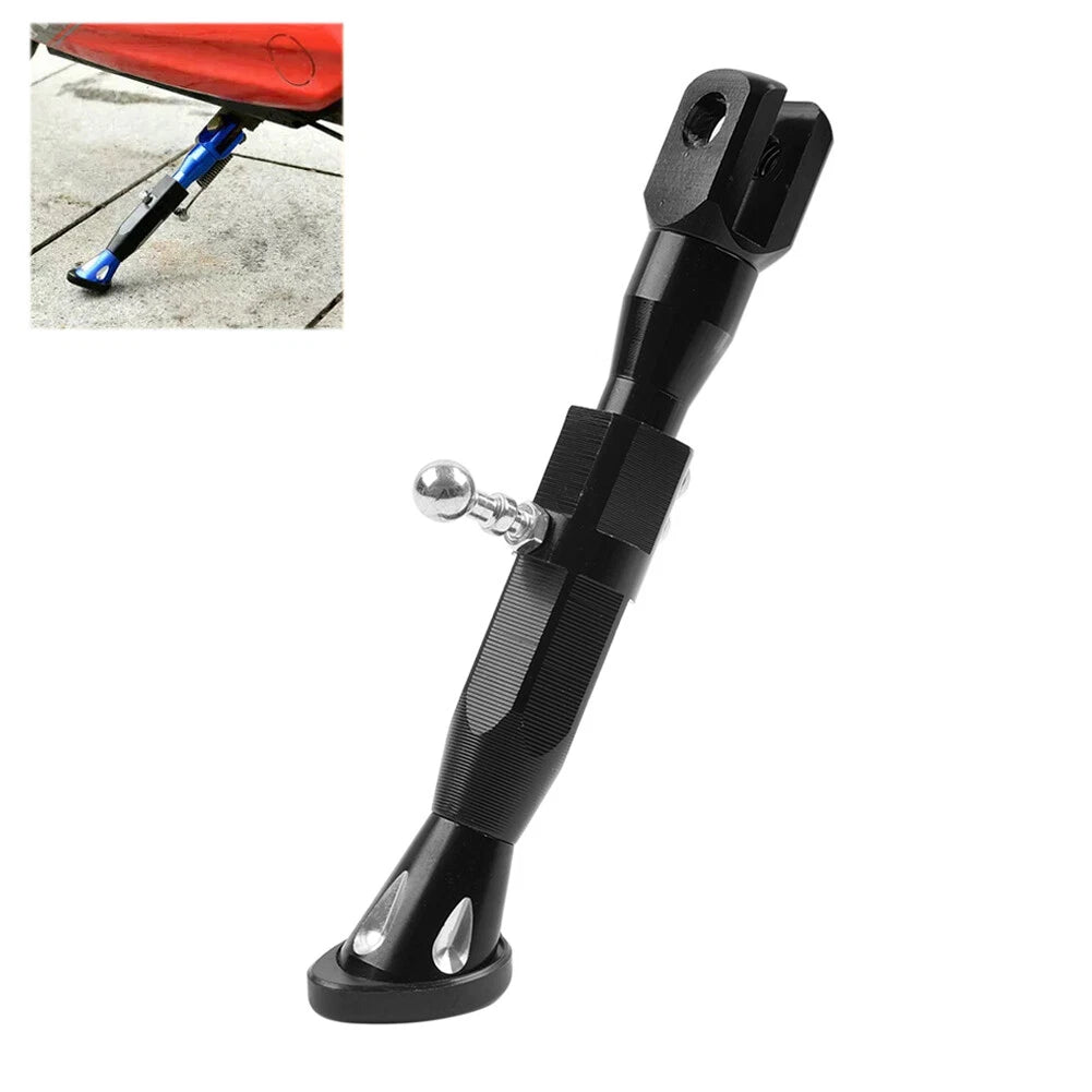 Adjustable Kickstand Foot for Universal Motorcycle (Black)