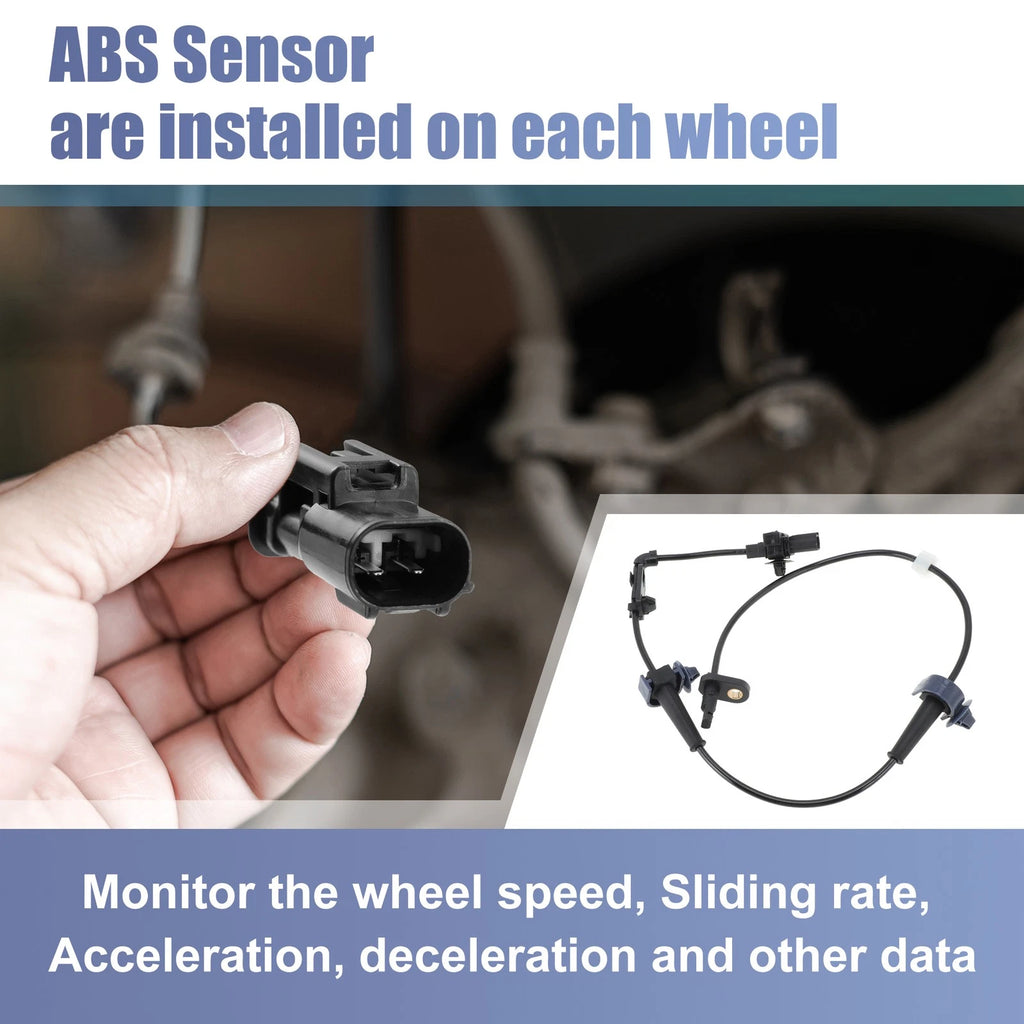 ABS Wheel Speed Sensor Front Rear Left Right Set for Honda Civic (2012–2015)