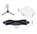 Robot Vacuum Kit Main Brush for Homes (ABS Rubber)